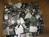 Scrap hard drives