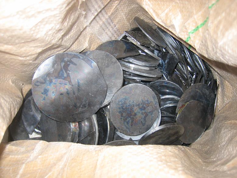broken silicon wafers, wafers